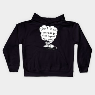 Paranoid Android  - Radiohead Illustrated lyrics. Kids Hoodie